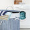 Laundry basket bamboo round 3