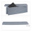 Banc de rangement pliable en tissu lin 5