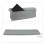 Collapsible storage bench linen fabric 5