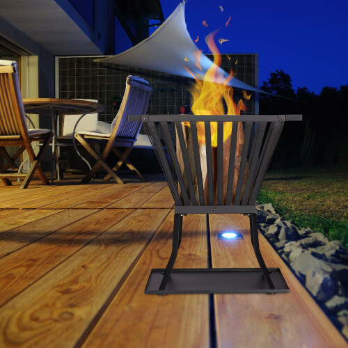 Feuerkorb XL mit Feuergabel 1