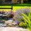 Metall-Gartenbank mit Flechtmuster 3