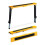 Folding trestle with carrying handle set of 2 6