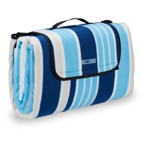 Picknickdecke 200 x 200 cm gestreift