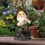 Garden gnome with acorn basket 2