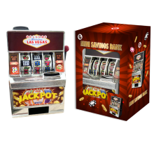 Savings Bank One Armed Bandit Slot Machine, Money Bank Secret Santa