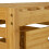 Hall bench with bamboo storage 7