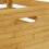 Hall bench with bamboo storage 9