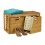 Hall bench with bamboo storage 1