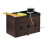 Kabelbox Bambus Dunkelbraun 1