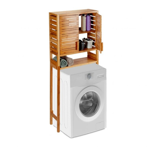Waschmaschinenschrank aus Bambus