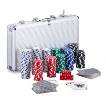 Pokertasche mit 300 Chips