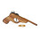 Gummibandpistole aus Holz 1