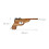Gummibandpistole aus Holz 4
