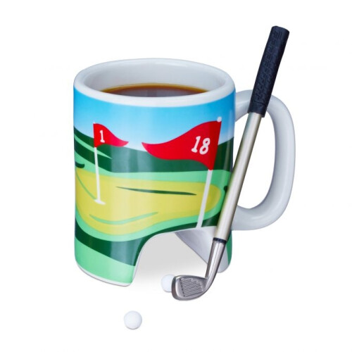 Golfbecher mit Schläger
