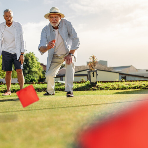 Jeu de lancer 2 en 1 cornhole et trois d'affilée 2
