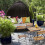 Natur Gartenstuhl im 4er Set 5