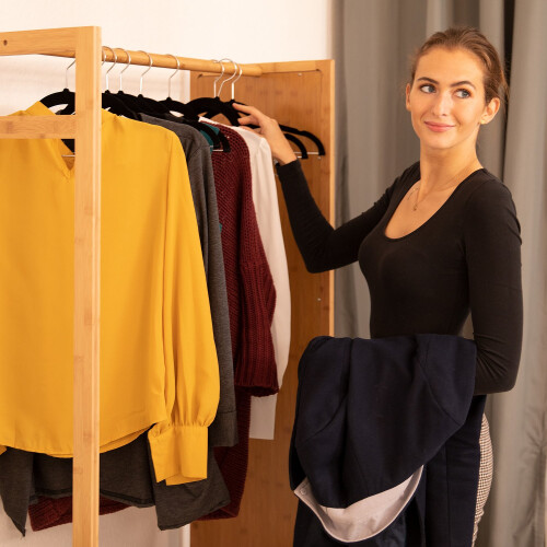 Samt-Kleiderbügel mit Clips 12er-Set 1