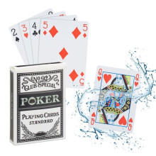 Wasserdichte Pokerkarten aus Plastik