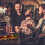 Schnapsbrett aus Holz mit 6 Gläsern 2