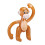 Aufblasbarer Affe 1
