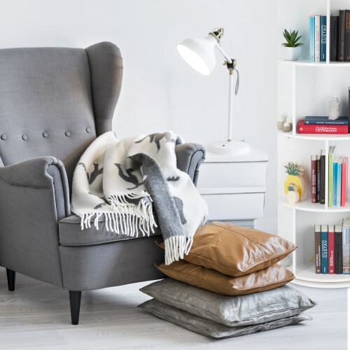 Drehbares Bücherregal mit 12 Fächern 2