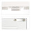 Badezimmerschrank weiß LAMELL 7
