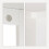 Badezimmerschrank weiß LAMELL 6