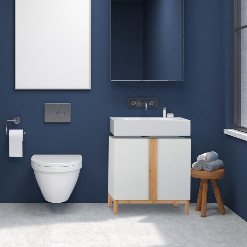 White base cabinet 1