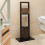 WC-Stuhl Bambus dunkelbraun 2
