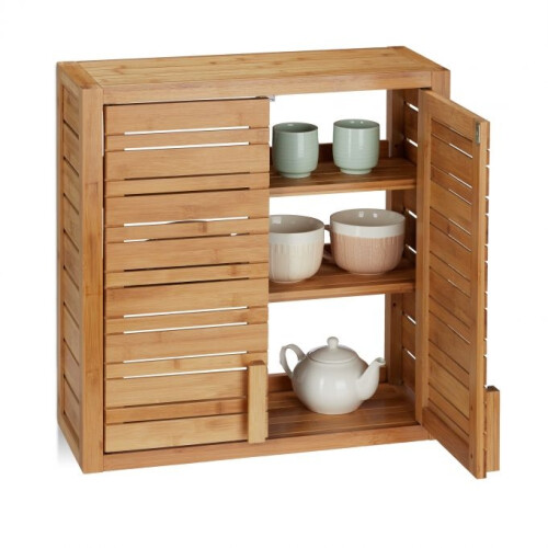 Bambus-Wandschrank
