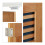Waschbeckenschrank mit Bambustüren 4