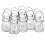 Windlichtglas 12er Set 1