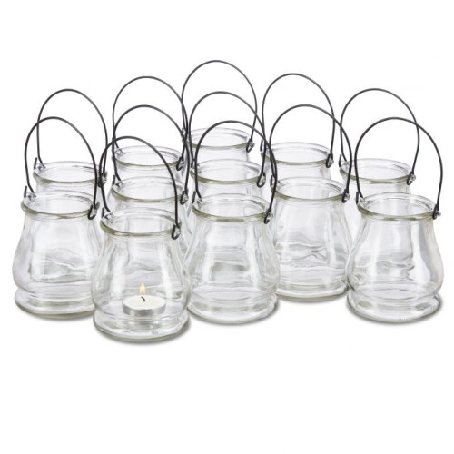 Windlichtglas 12er Set