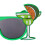 Partygläser Cocktail und Palme 6