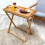 Mesa bandeja bambú 63,5 cm natural 2