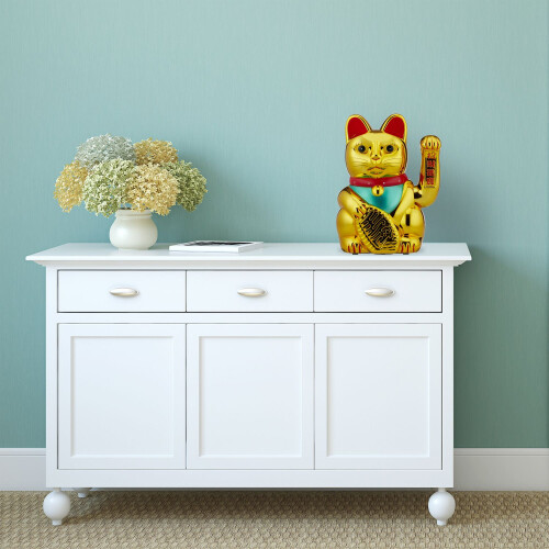 XL Winkekatze gold 1
