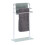 Handtuchhalter Milchglas/Chrom 1
