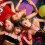 Bunte Halskette mit 12 Neonperlen 3