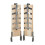 Grillplanke ganze gegrillte Lachsseite 2er Set 1