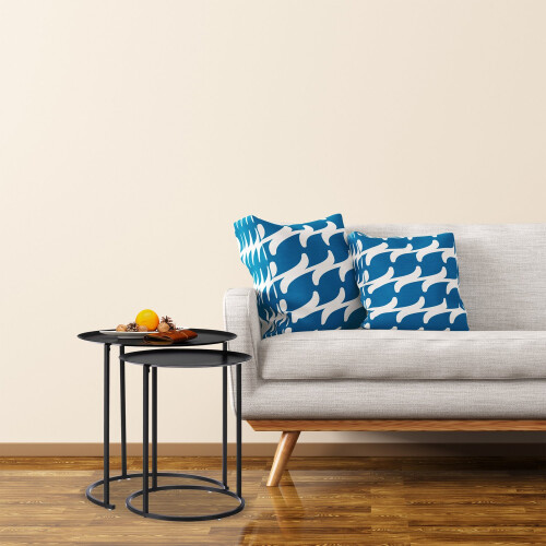 Runder Couchtisch 2er-Set 2
