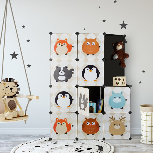 Regal fürs Kinderzimmer mit Tiermotiven 1