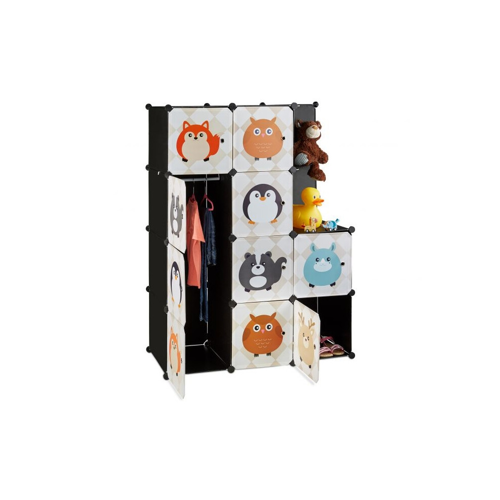 B2x Shelf For The Children's Room With Animal Motifs