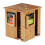 Drehbare Teebox aus Bambus 1