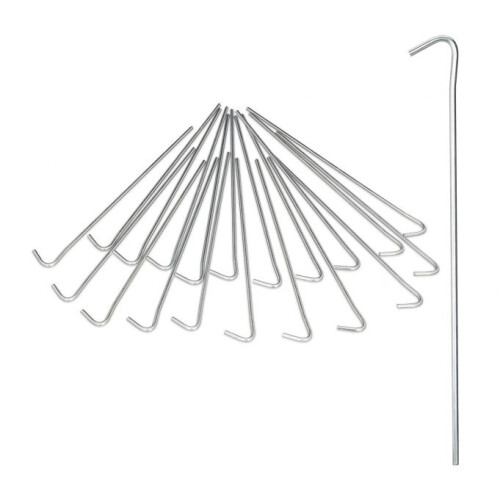 Zelthering Stahl 20er-Set