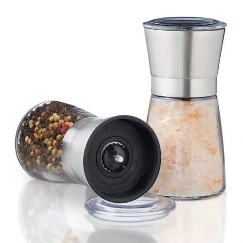 Salz- und Pfeffermühle aus Glas