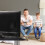 TV-Tisch Schwarzglas 5