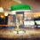 Bankerlampe mit grünem Glasschirm 2