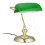 Bankerlampe mit grünem Glasschirm 1