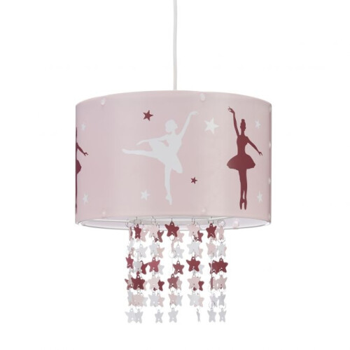Hängeleuchte in Rosa