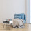White & gray bedside table 2